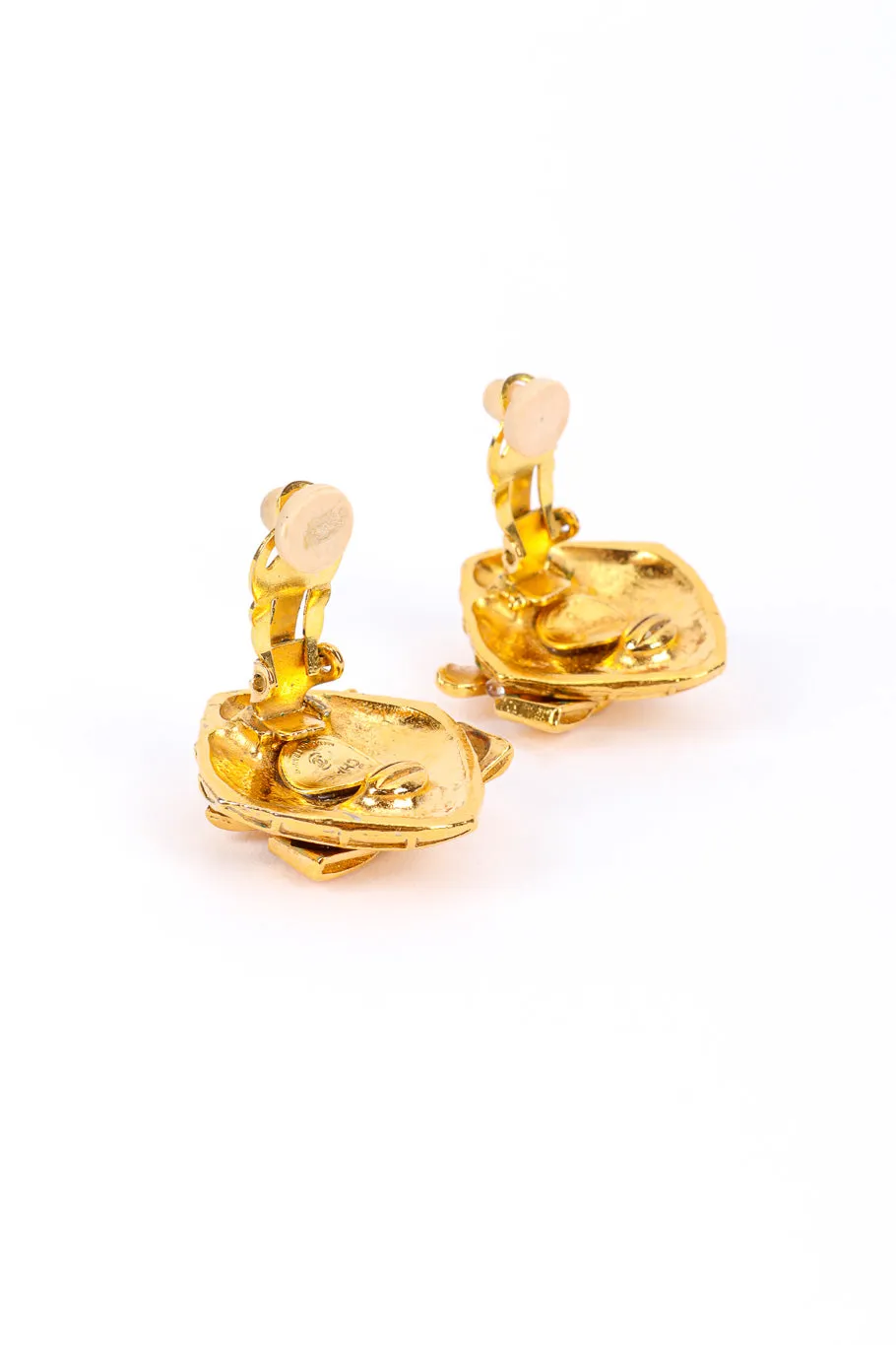 Quilted Bow Earrings