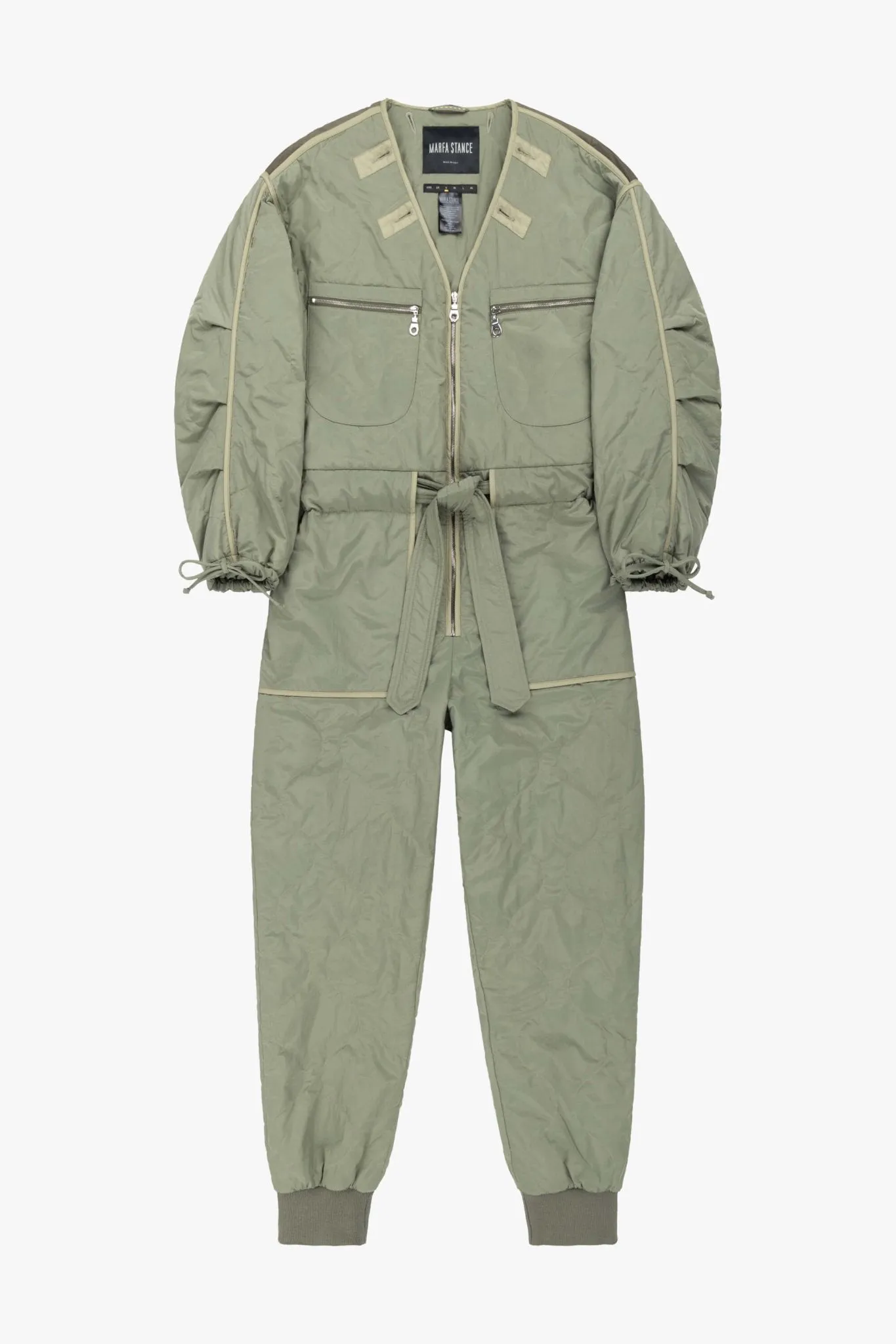 Quilted Jumpsuit - Eucalyptus