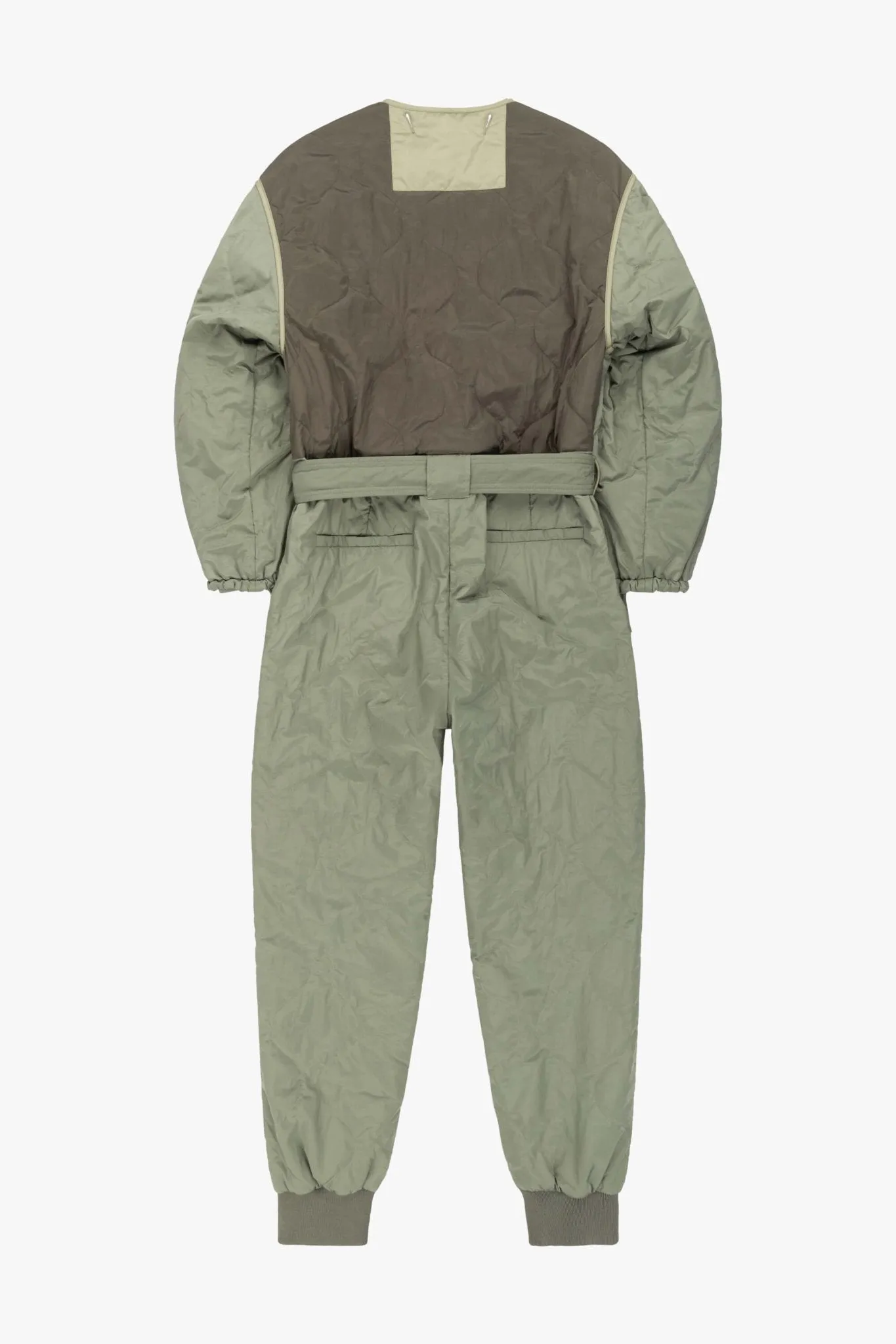 Quilted Jumpsuit - Eucalyptus