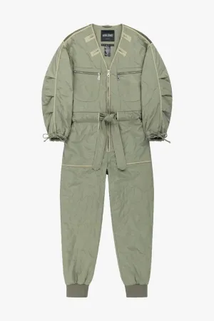 Quilted Jumpsuit - Eucalyptus