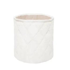 QUILTED MUSLIN BIN SET OF 2