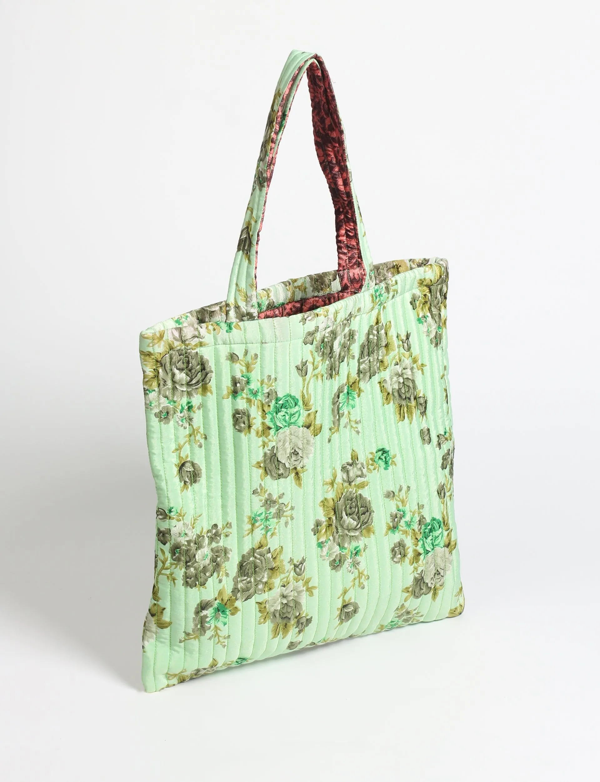 QUILTED SHOPPER BAG