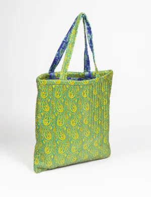 QUILTED SHOPPER BAG
