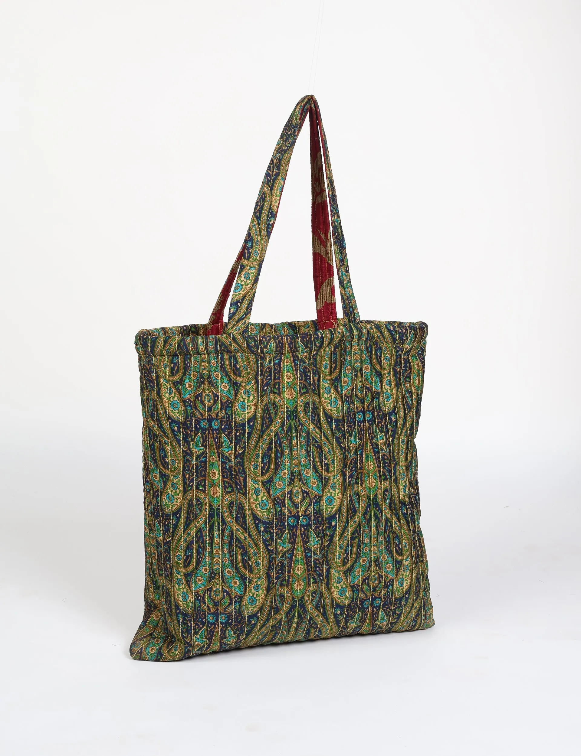 QUILTED SHOPPER BAG