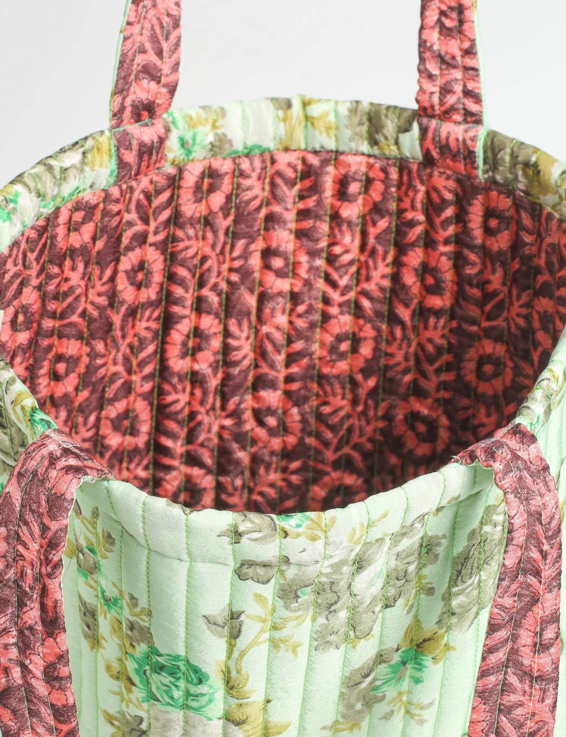 QUILTED SHOPPER BAG