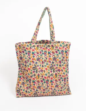 QUILTED SHOPPER BAG
