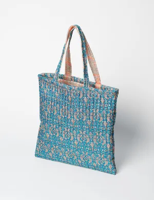 QUILTED SHOPPER BAG