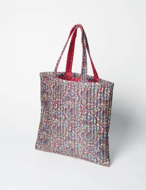 QUILTED SHOPPER BAG