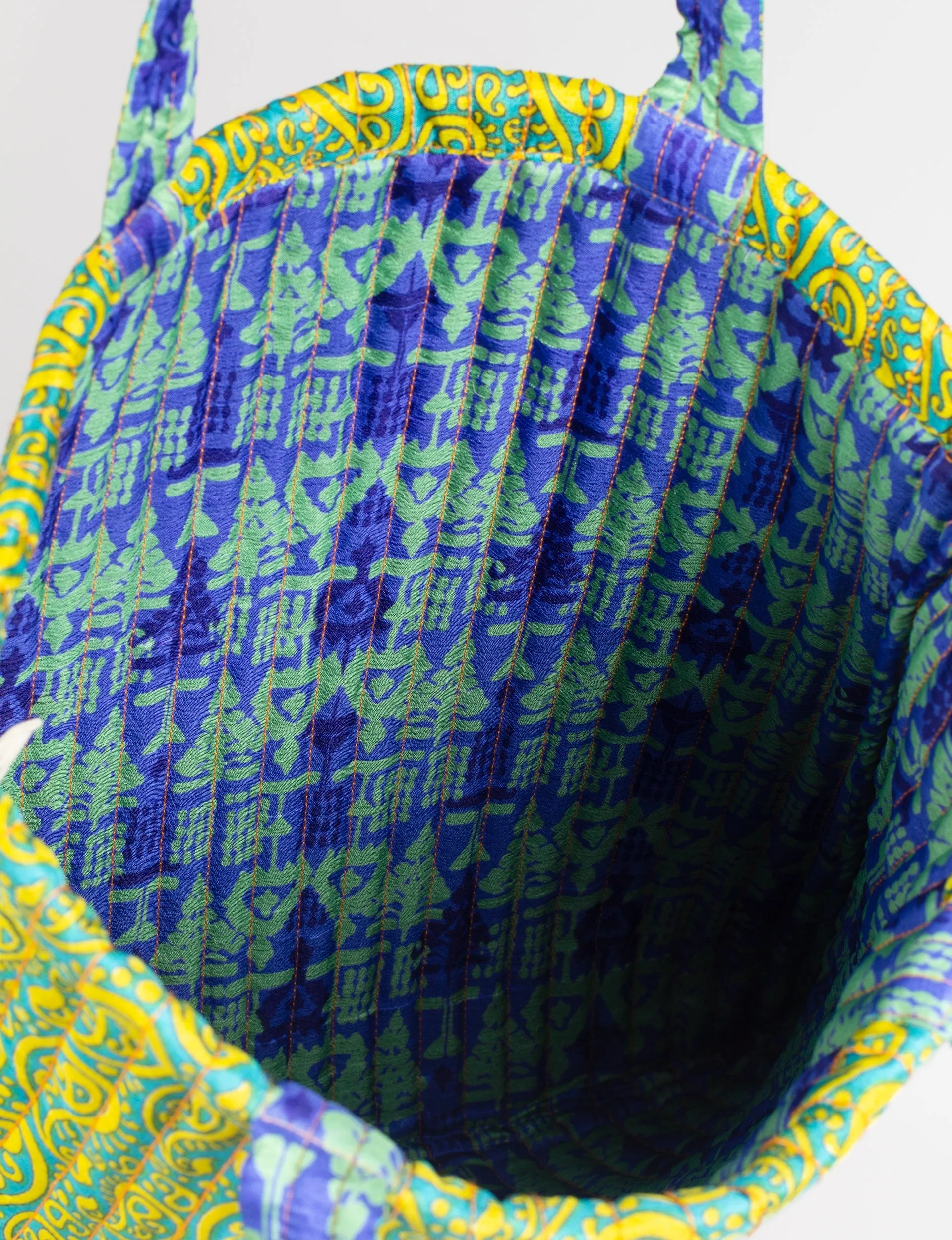 QUILTED SHOPPER BAG