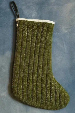 Quilted Stocking, Moss