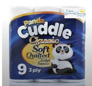 Quilted Toilet Roll Pack of 9 🤍