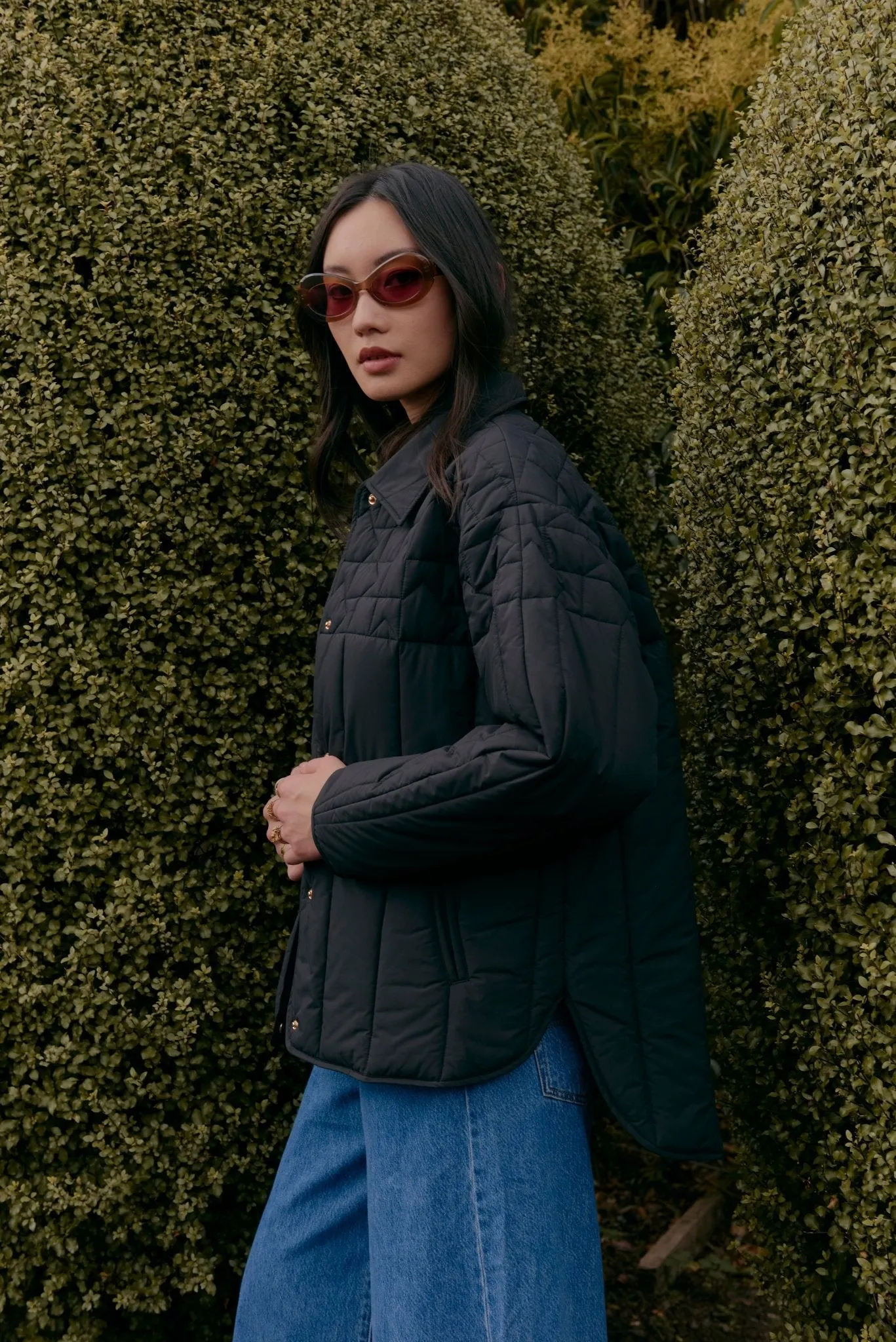 Quilted Voyager Jacket | Black