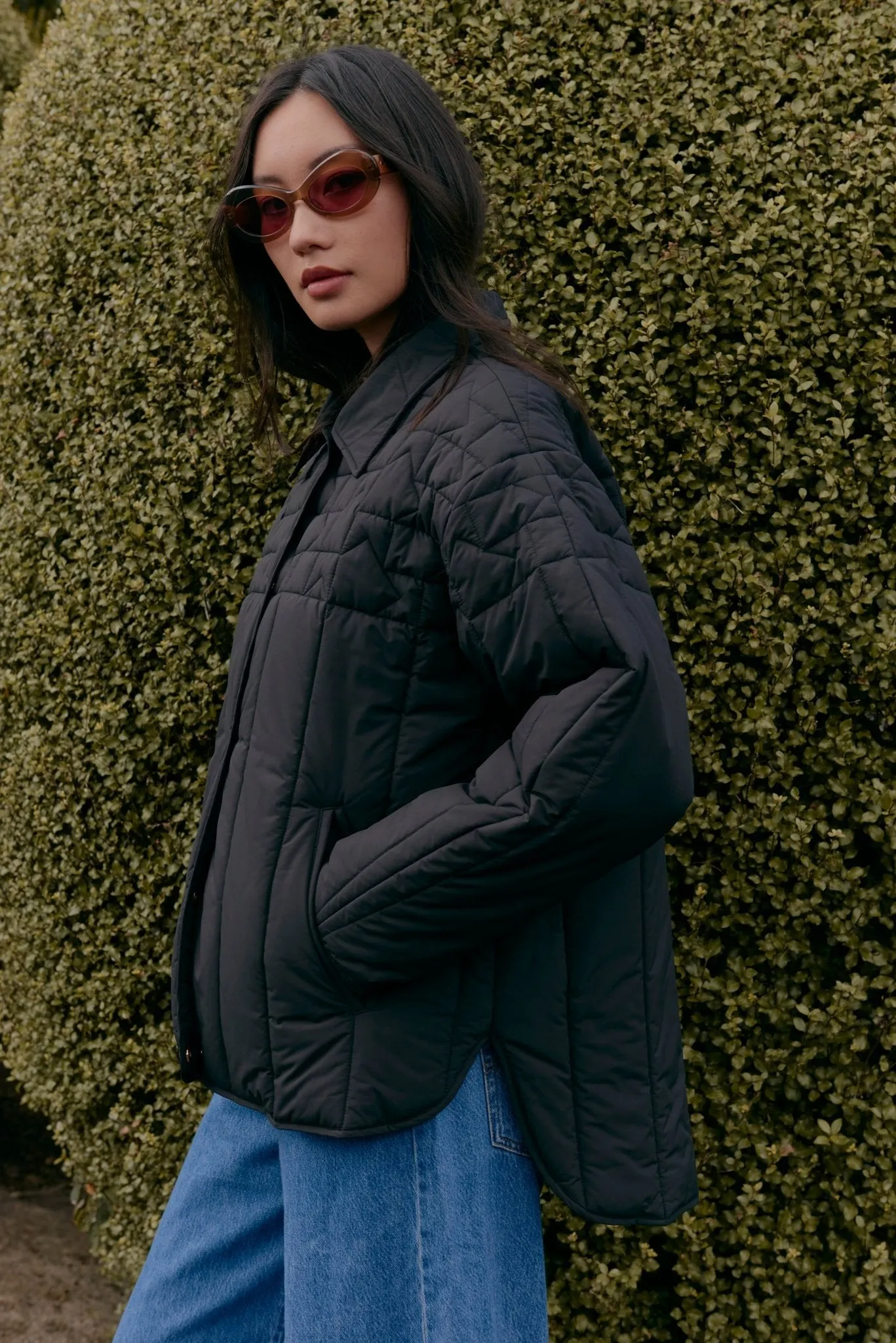 Quilted Voyager Jacket | Black