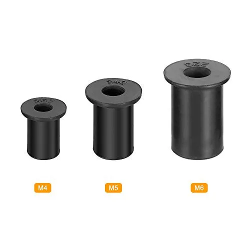 Qunan 6pcs M4/M5/M6 Kayak Rubber Well Nut Fasteners Wellnuts Kayak Acc ories