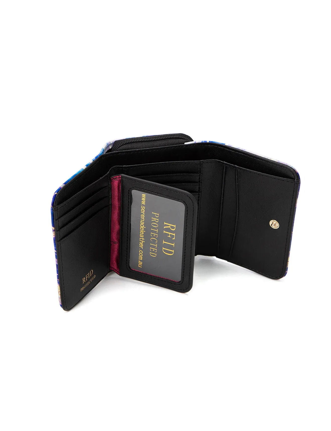 RAE SML PATENT LEATHER WALLET WITH RFID- WSN9603
