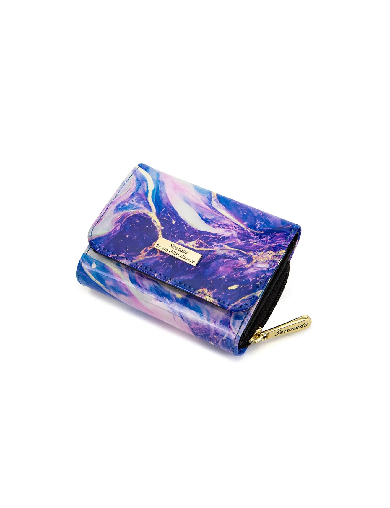 RAE SML PATENT LEATHER WALLET WITH RFID- WSN9603