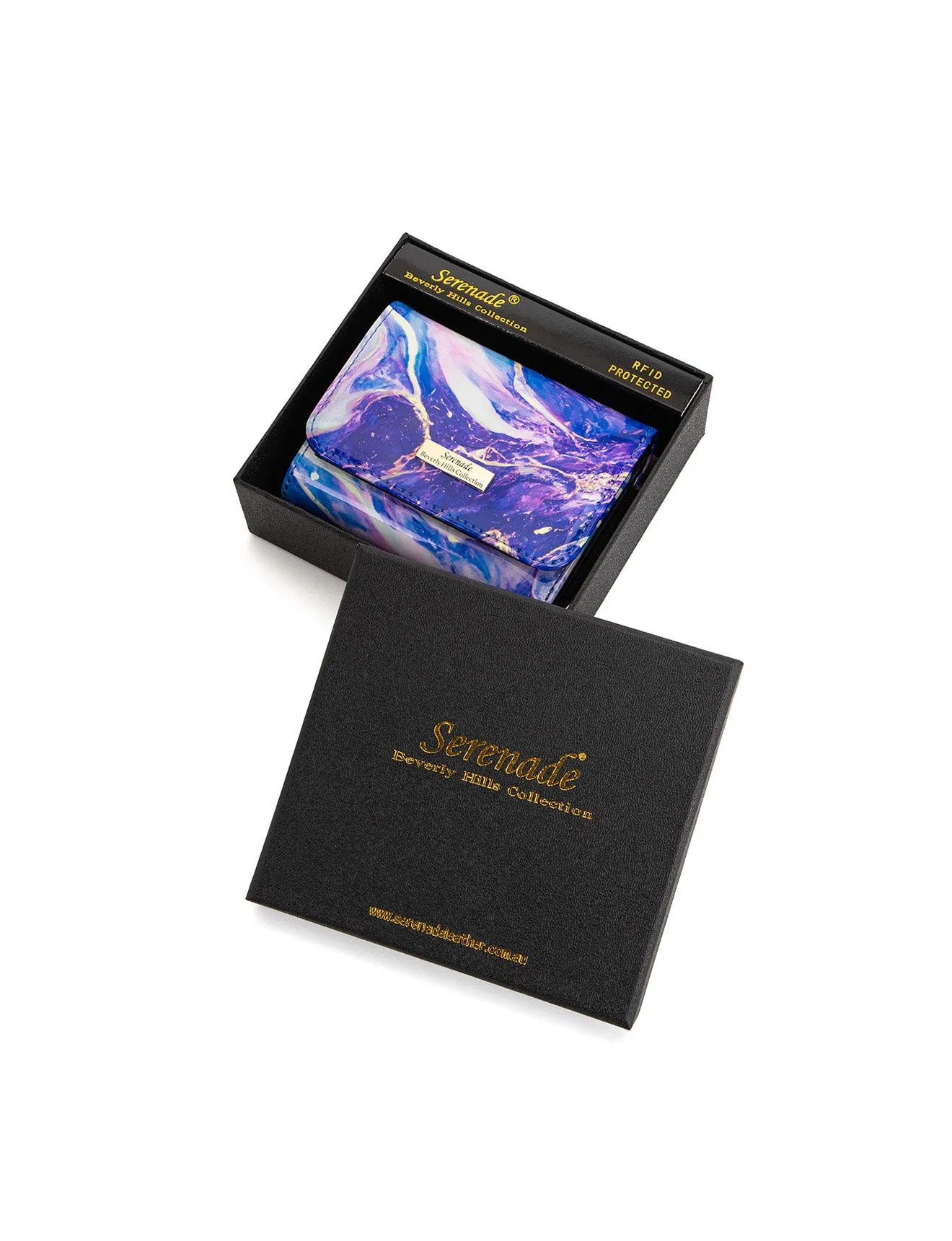 RAE SML PATENT LEATHER WALLET WITH RFID- WSN9603
