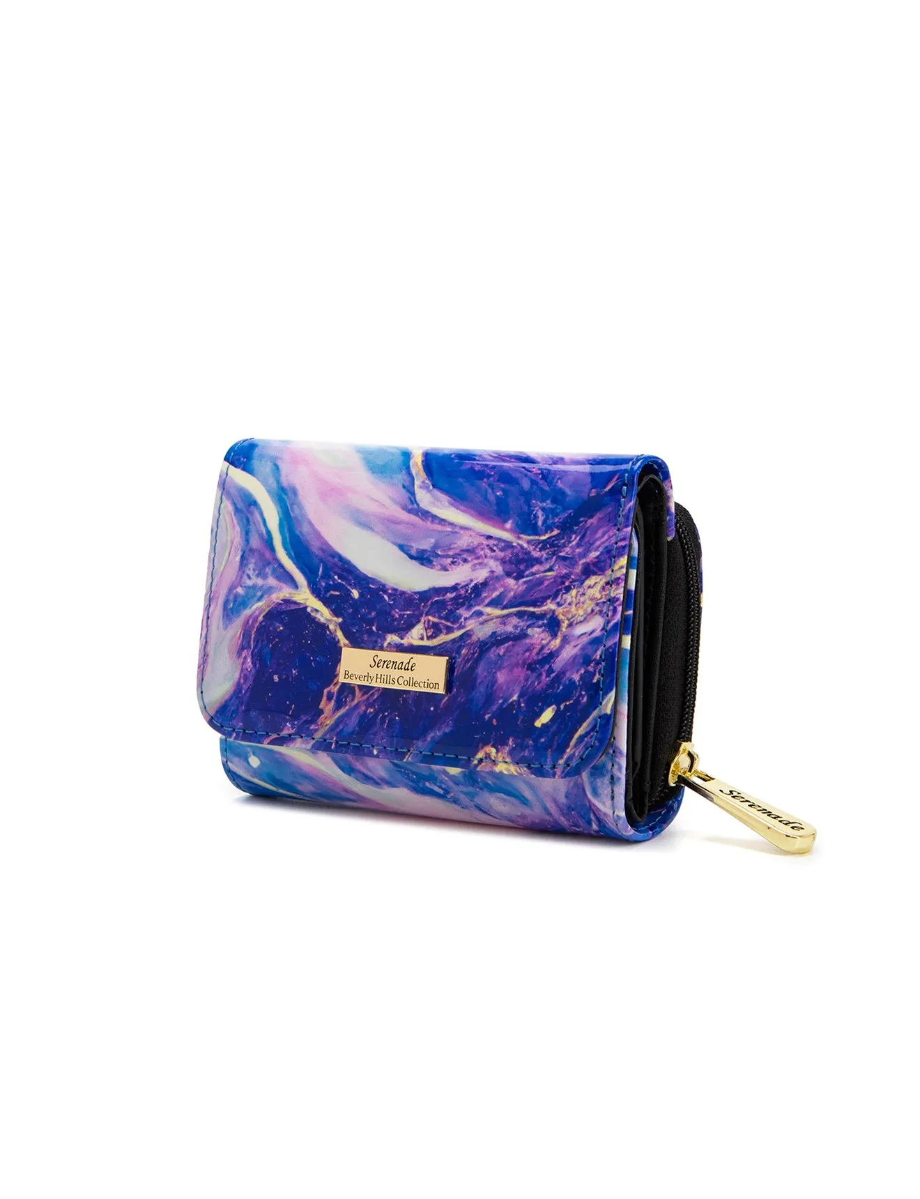 RAE SML PATENT LEATHER WALLET WITH RFID- WSN9603