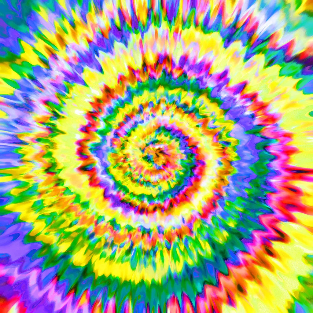 Rainbow TieDye Adhesive Vinyl Sheet