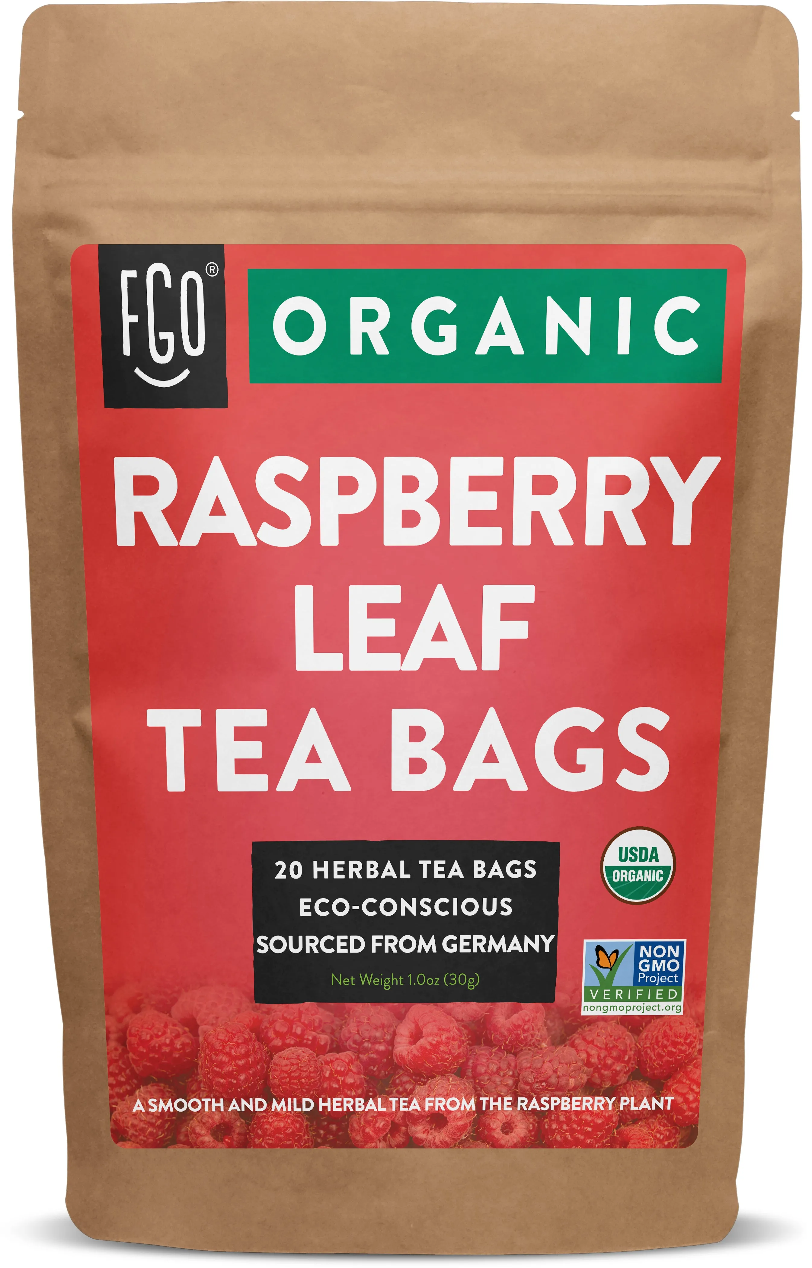 Raspberry Leaf Tea Bags