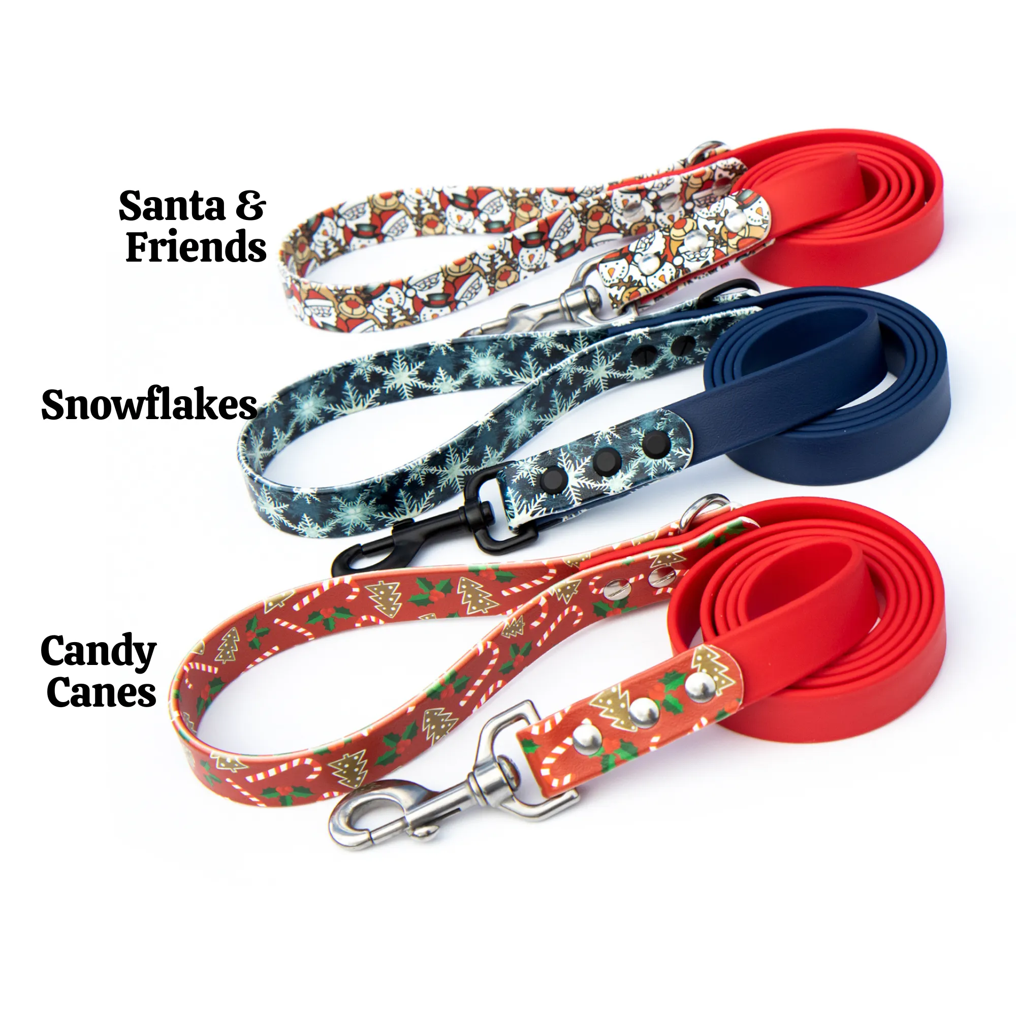 READY TO SHIP- 5ft Patterned 1" Width BioThane® Leashes