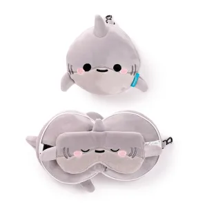 Relaxeazzz Travel Pillow & Eye Mask  - Archie the Shark