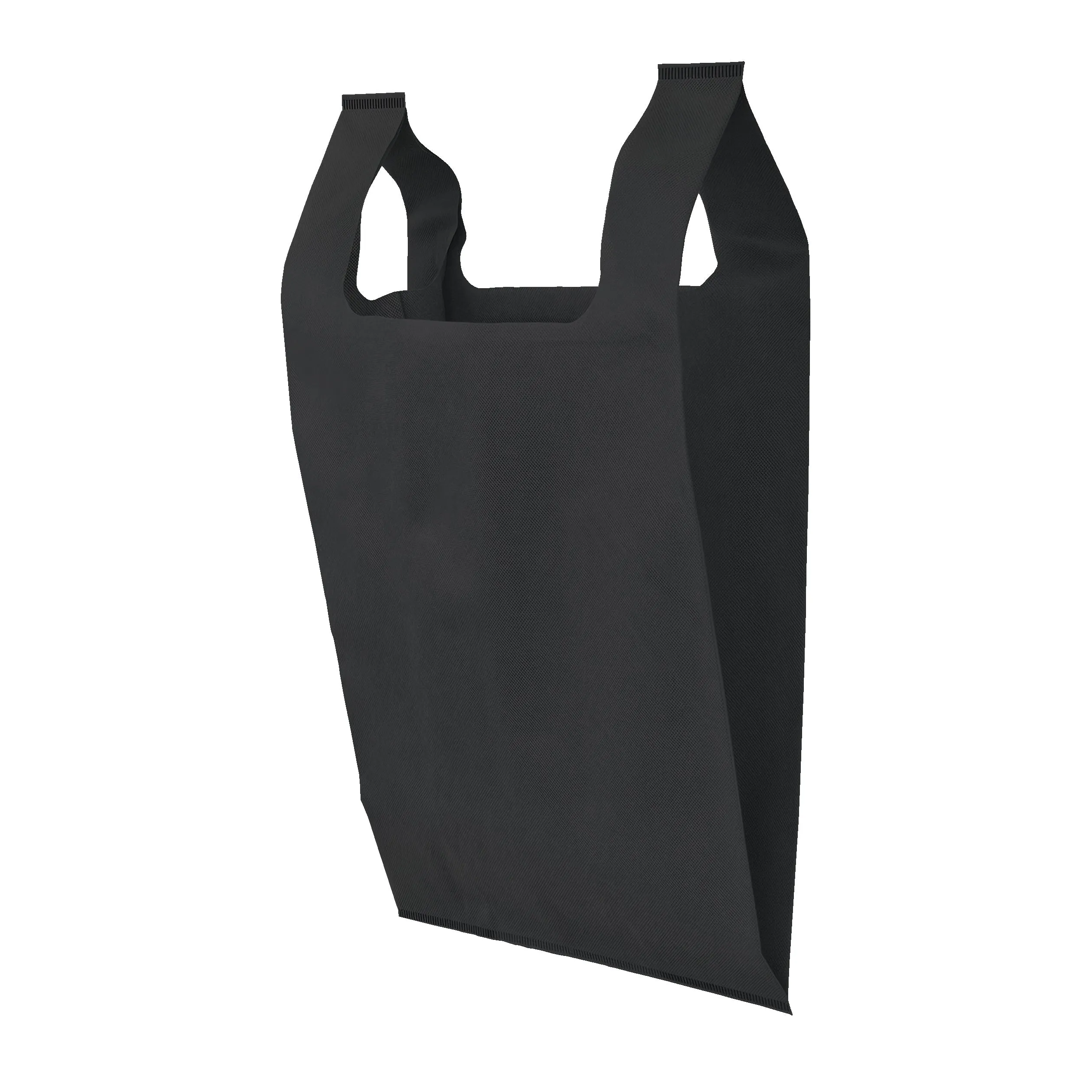 Reusable Non-Woven T-Shirt Bags | 100 Pack