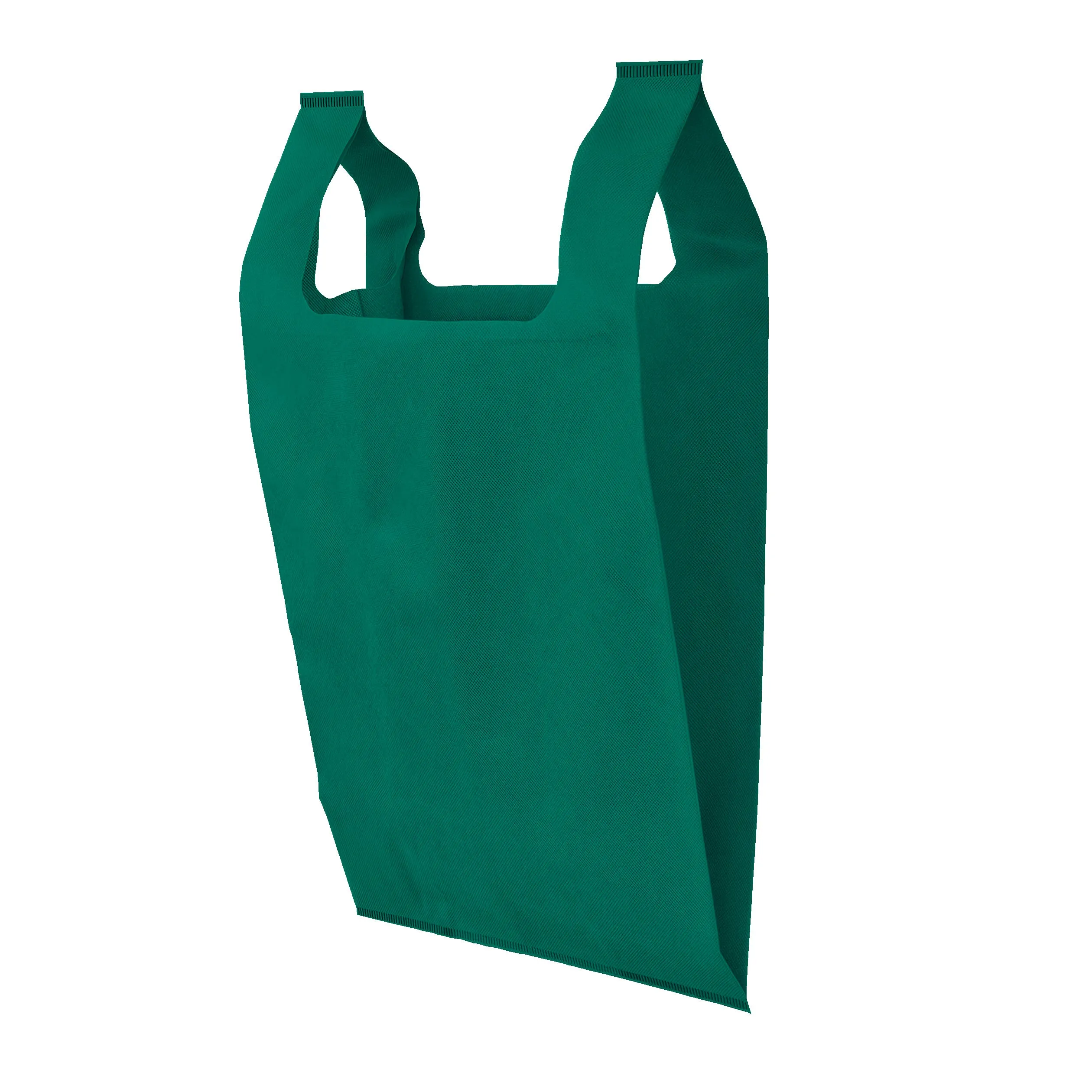 Reusable Non-Woven T-Shirt Bags | 100 Pack