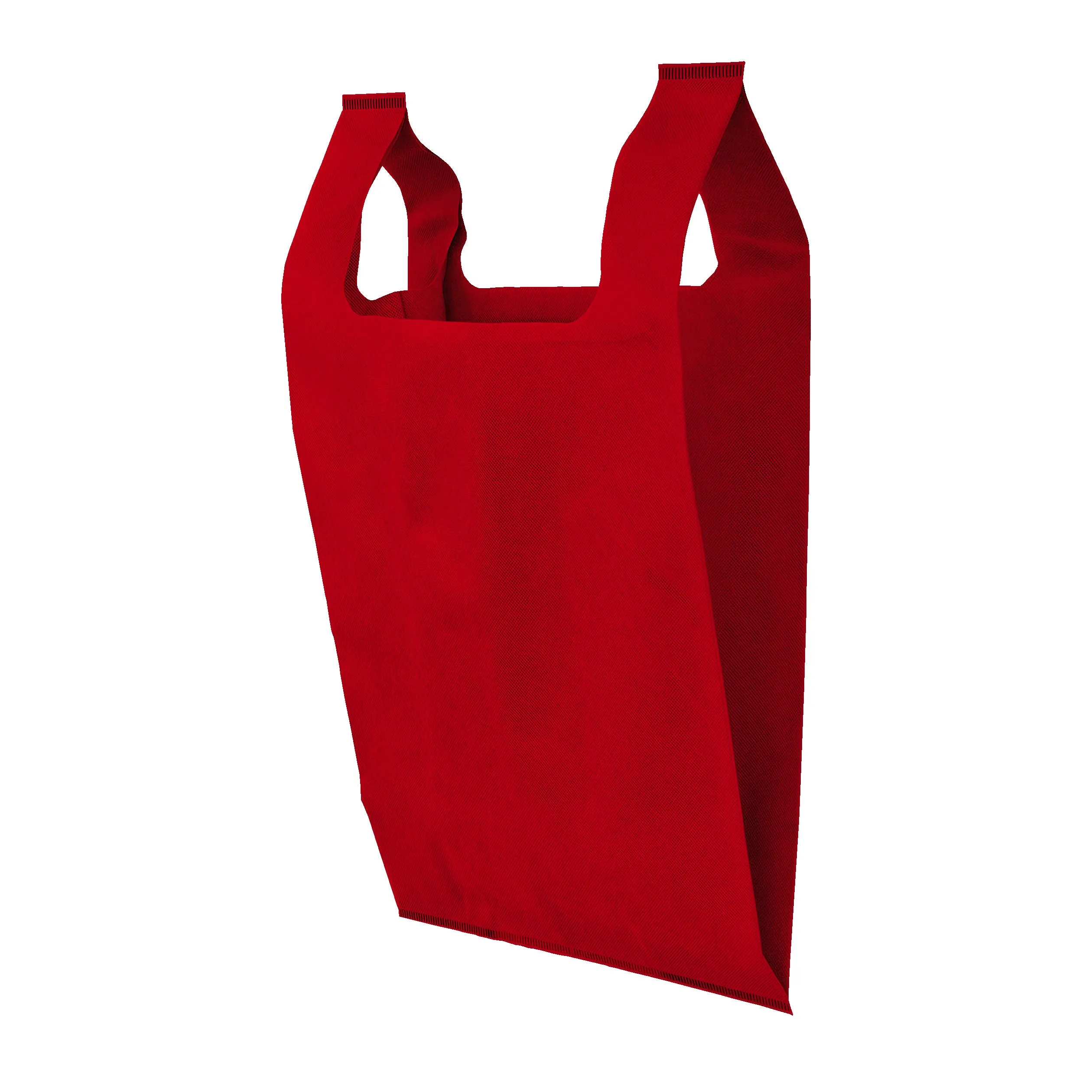 Reusable Non-Woven T-Shirt Bags | 100 Pack