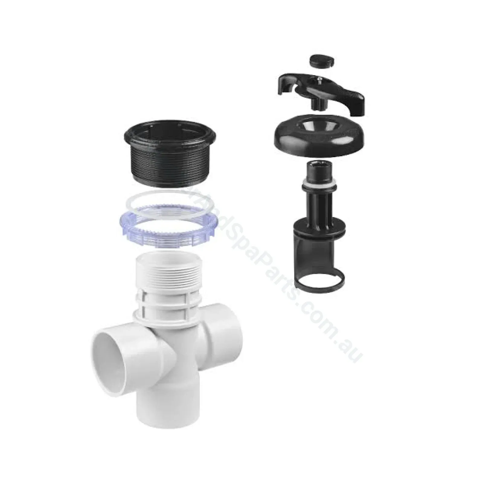 Rising Dragon 2" / 50mm Jet Diverter Valve - 92mm Cap - Oasis