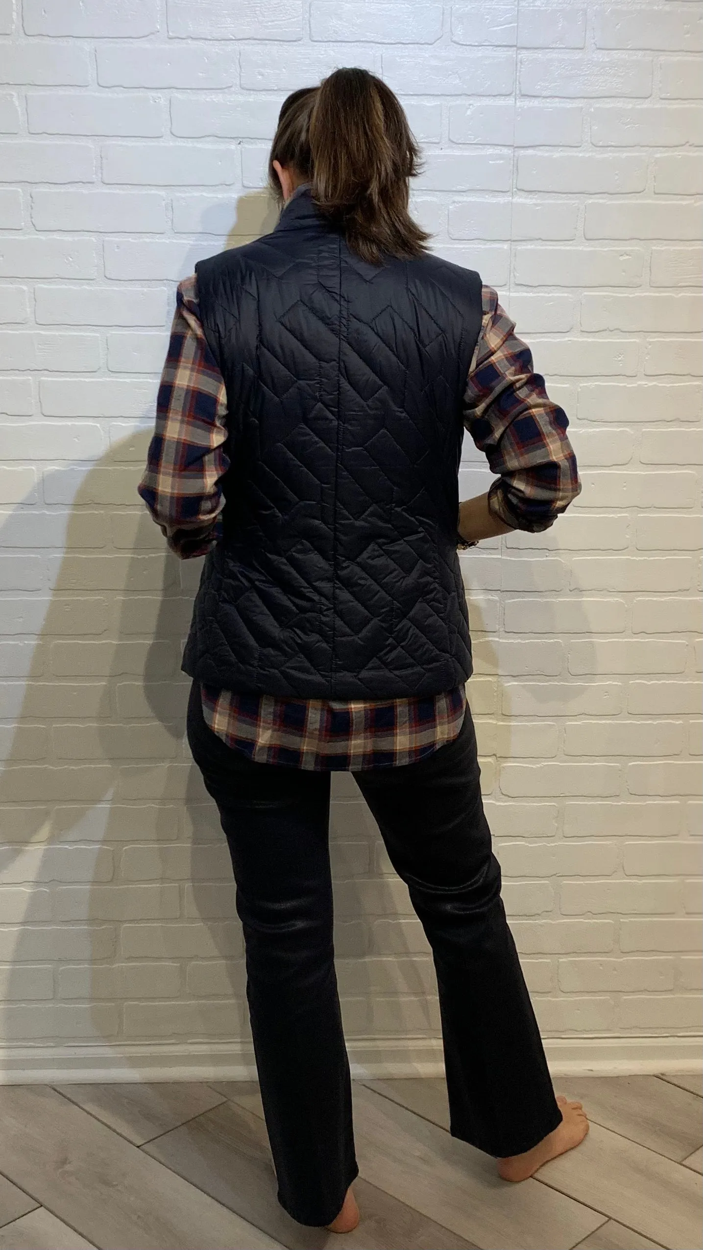 RO - Quilted Vest | Navy