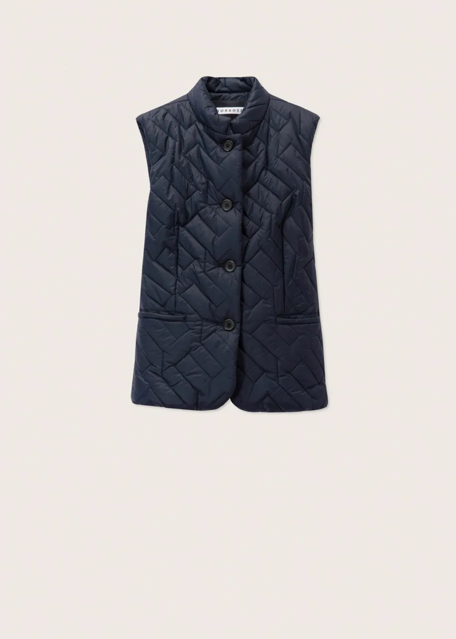 RO - Quilted Vest | Navy