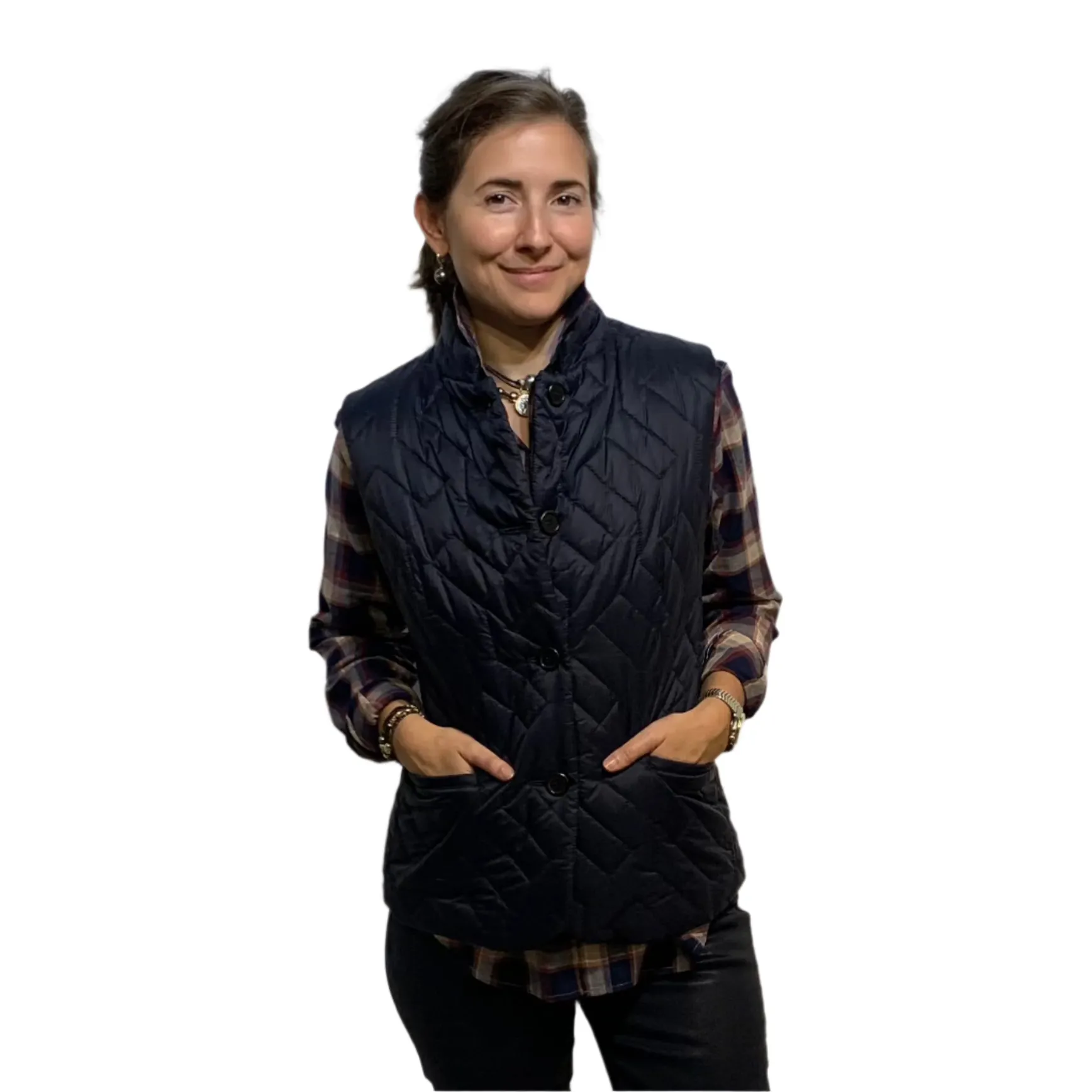 RO - Quilted Vest | Navy