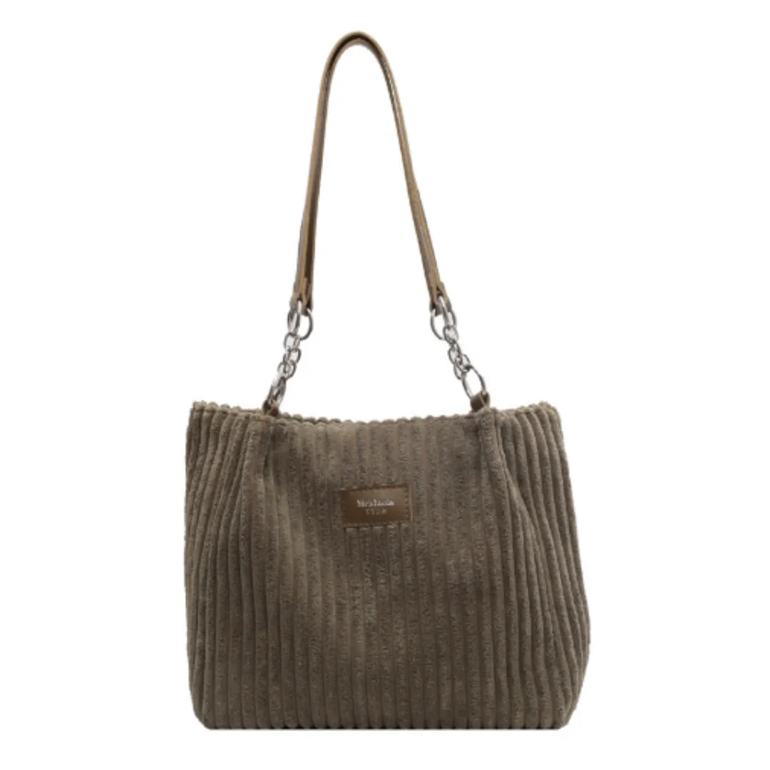 Samantha | Cord Shopping Bag