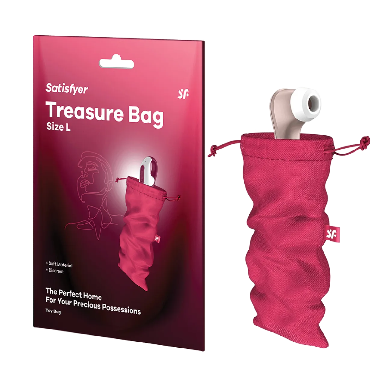 Satisfyer Treasure Bag L - Pink