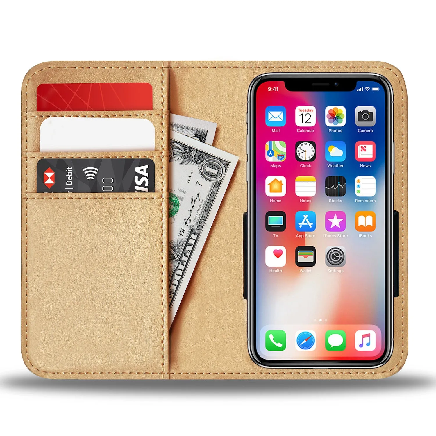 Scottish Terrier Phone Case Wallet - Blue