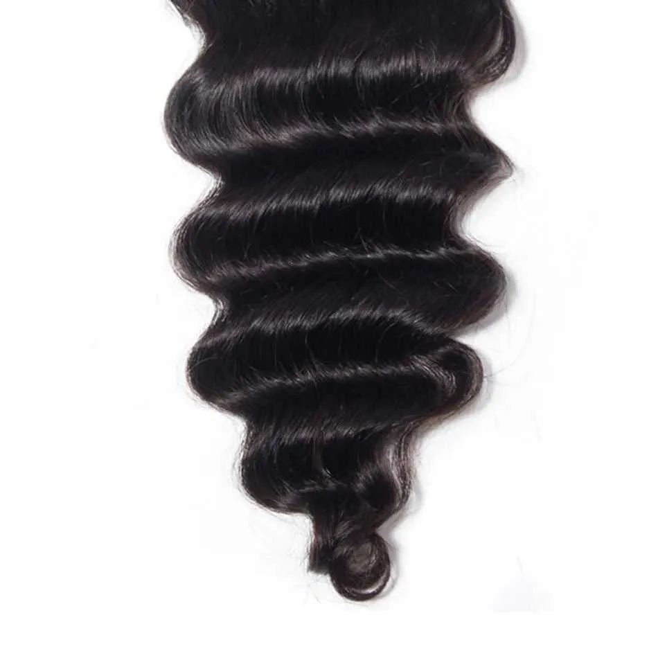 Sdamey 4x4 Lace Closure Brazilian Loose Deep Human Hair Lace Closure