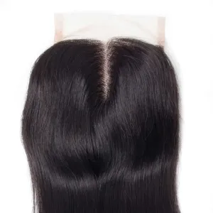 Sdamey Brazilian Straight Human Hair 7X7 Lace Closure