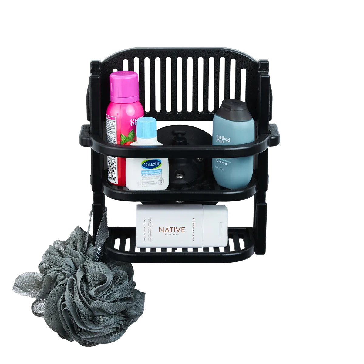 SeaSucker Shower Caddy - Black