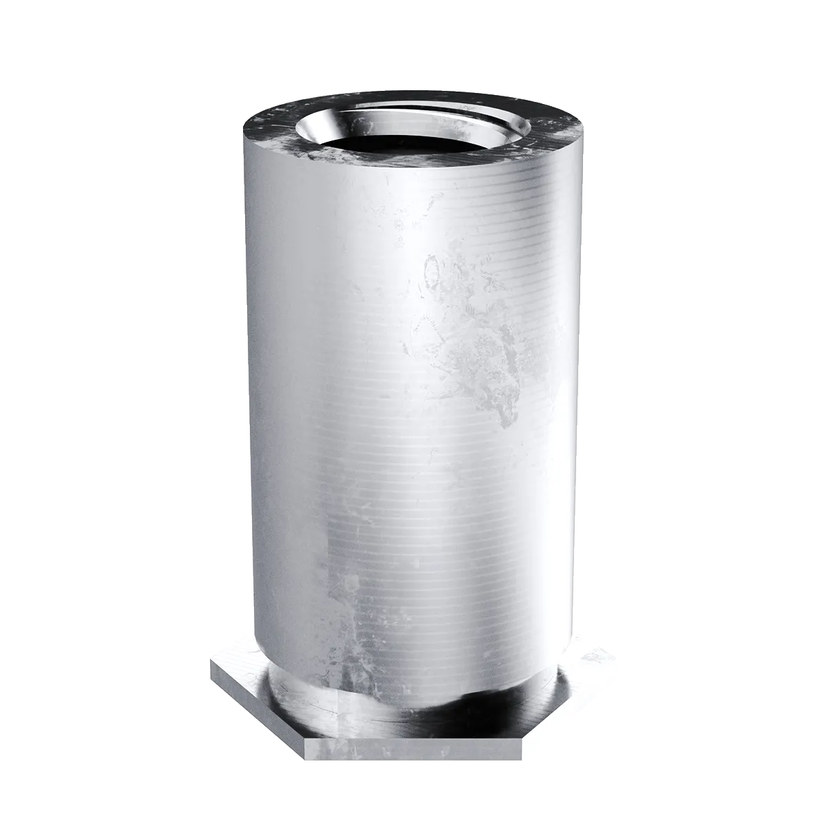 Self-Clinching Standoff, Blind Thread, 300 Series Stainless Steel, Passivated, 10-32 x 0.312, 100 Pack
