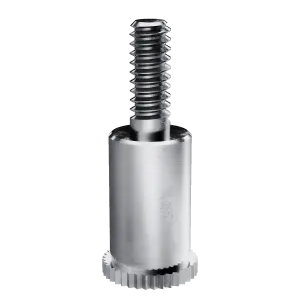 Self-Clinching Standoff, Male, Stainless Steel, Passivated, Metric, M3.5x0.6 x 12, 100 Pack
