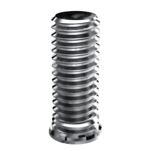 Self-Clinching Stud, Close Edge, 300 Series Stainles Steel, Passivated, Metric, M5x0.8 x 20, 100 Pack