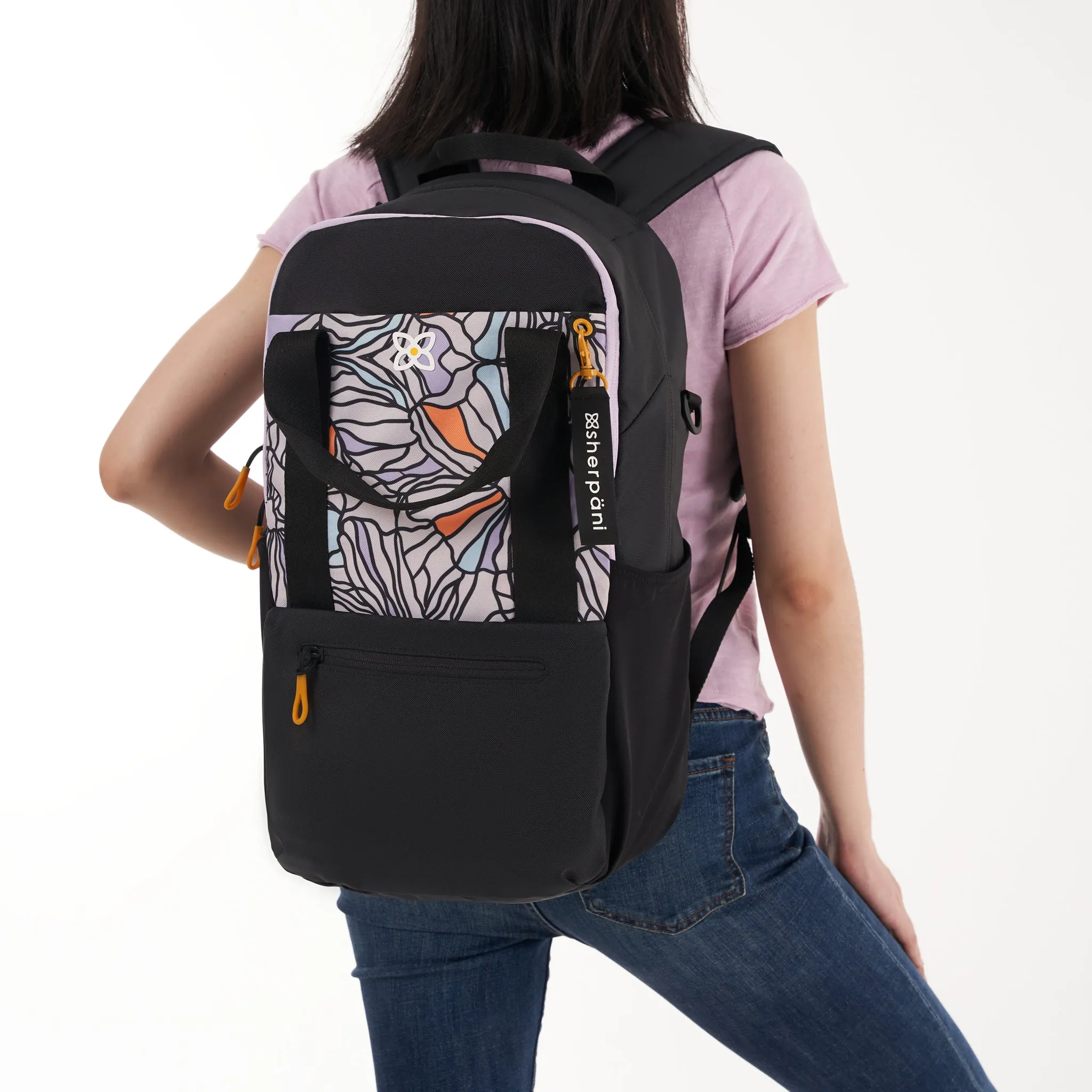 Sherpani Camden Convertible Backpack bloom
