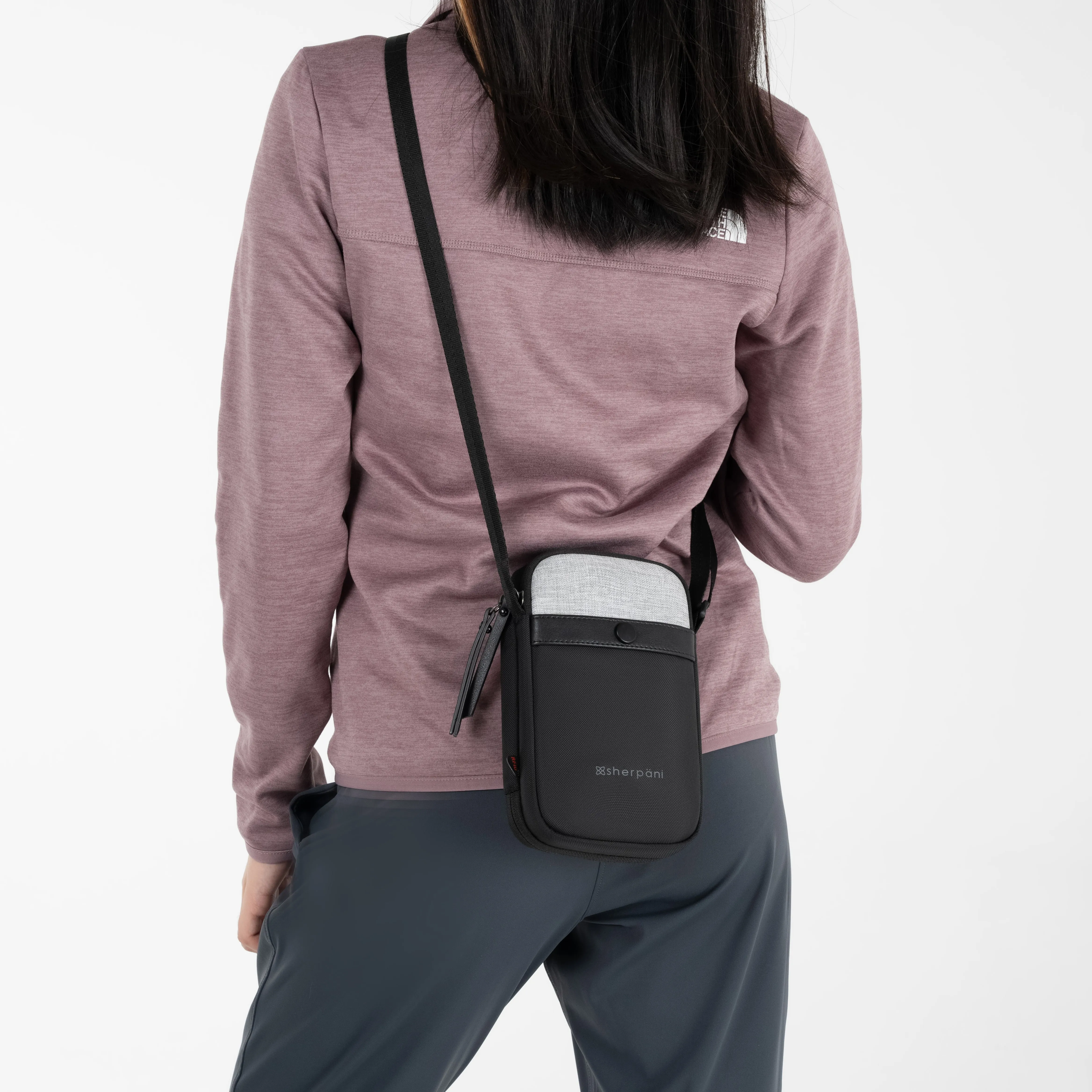 Sherpani Simplicity AT Travel Crossbody Wallet sterling