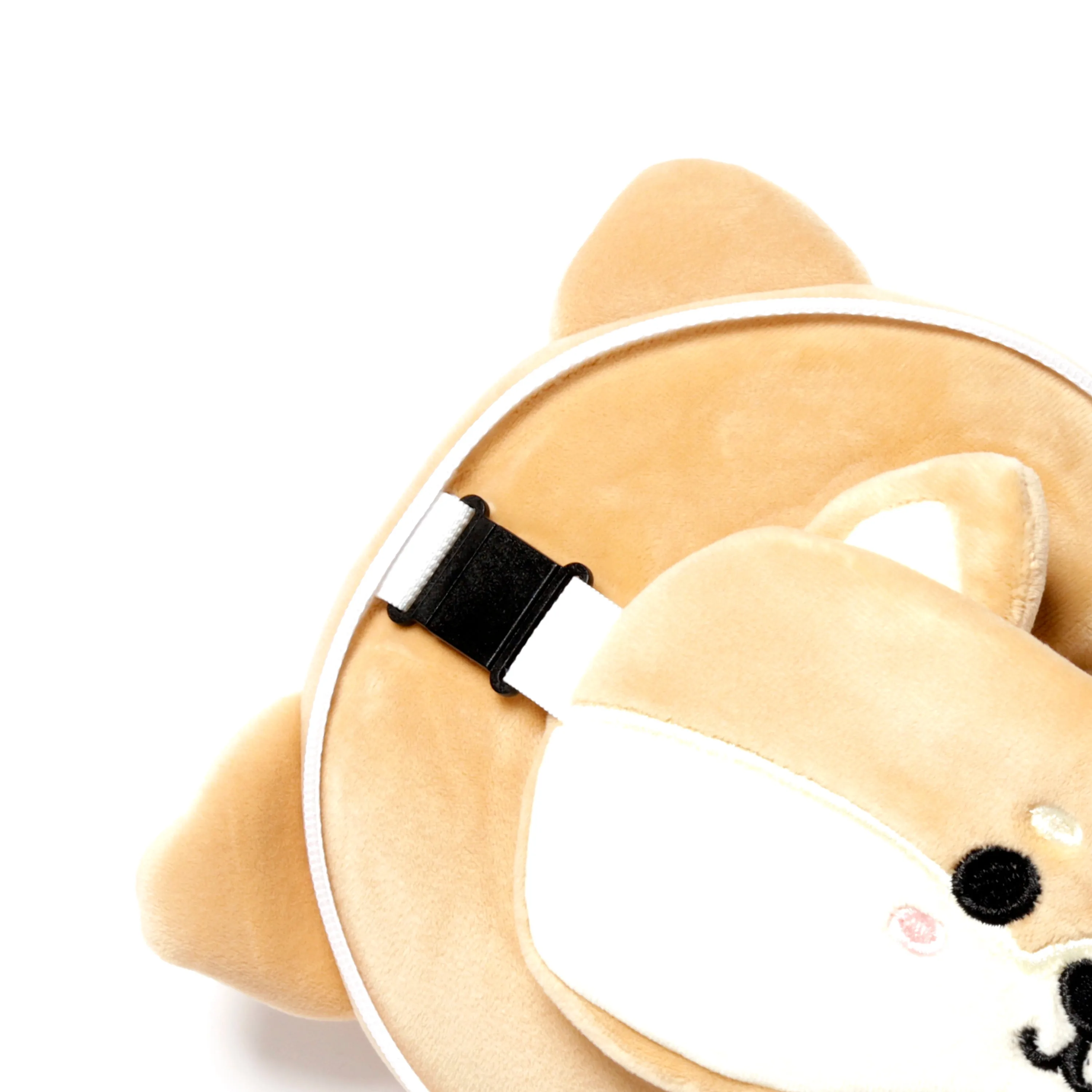 Shiba Inu Dog Relaxeazzz Plush Round Travel Pillow & Eye Mask Set