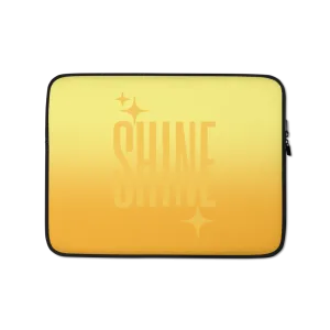 Shine Ghost Text Laptop Sleeve