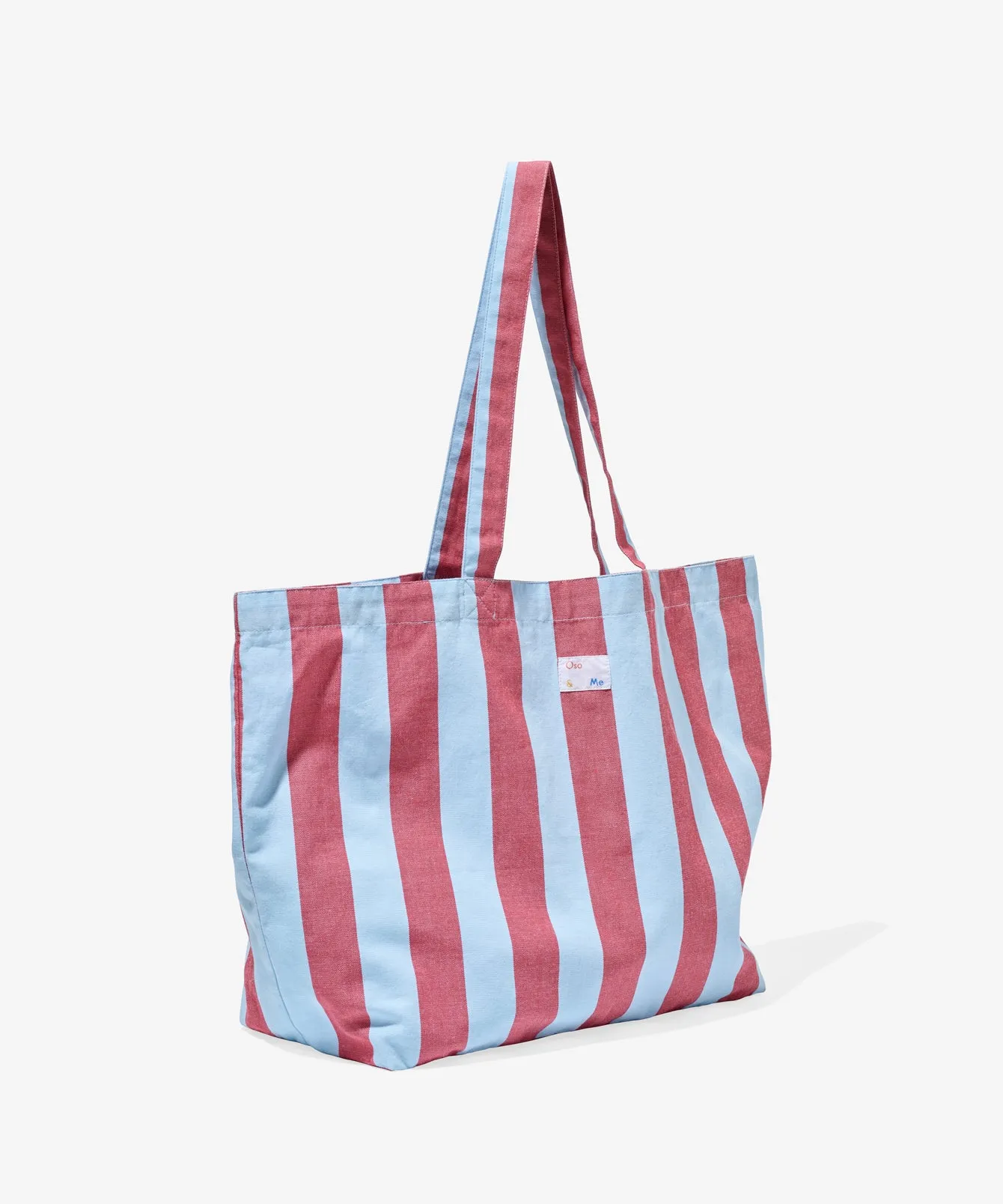 Shopper Bag, Cherry Stripe