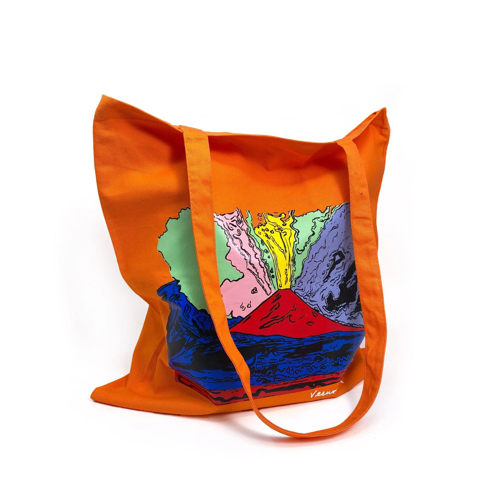 Shopping Bag Vesuvius by Andy Warhol