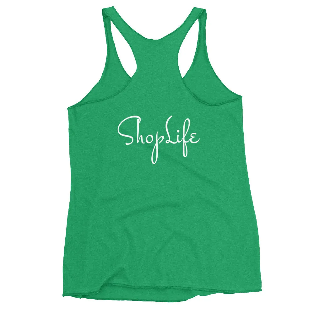 Shopping is My Cardio Racerback Tank
