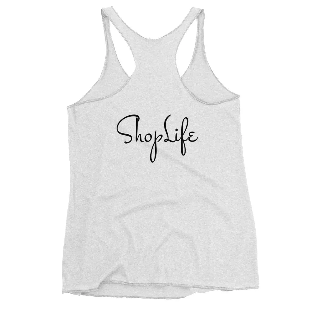 Shopping is My Cardio Racerback Tank